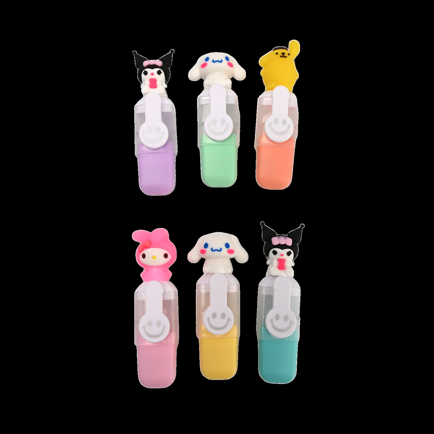 Mini Highlighter Set - Pack of 6
