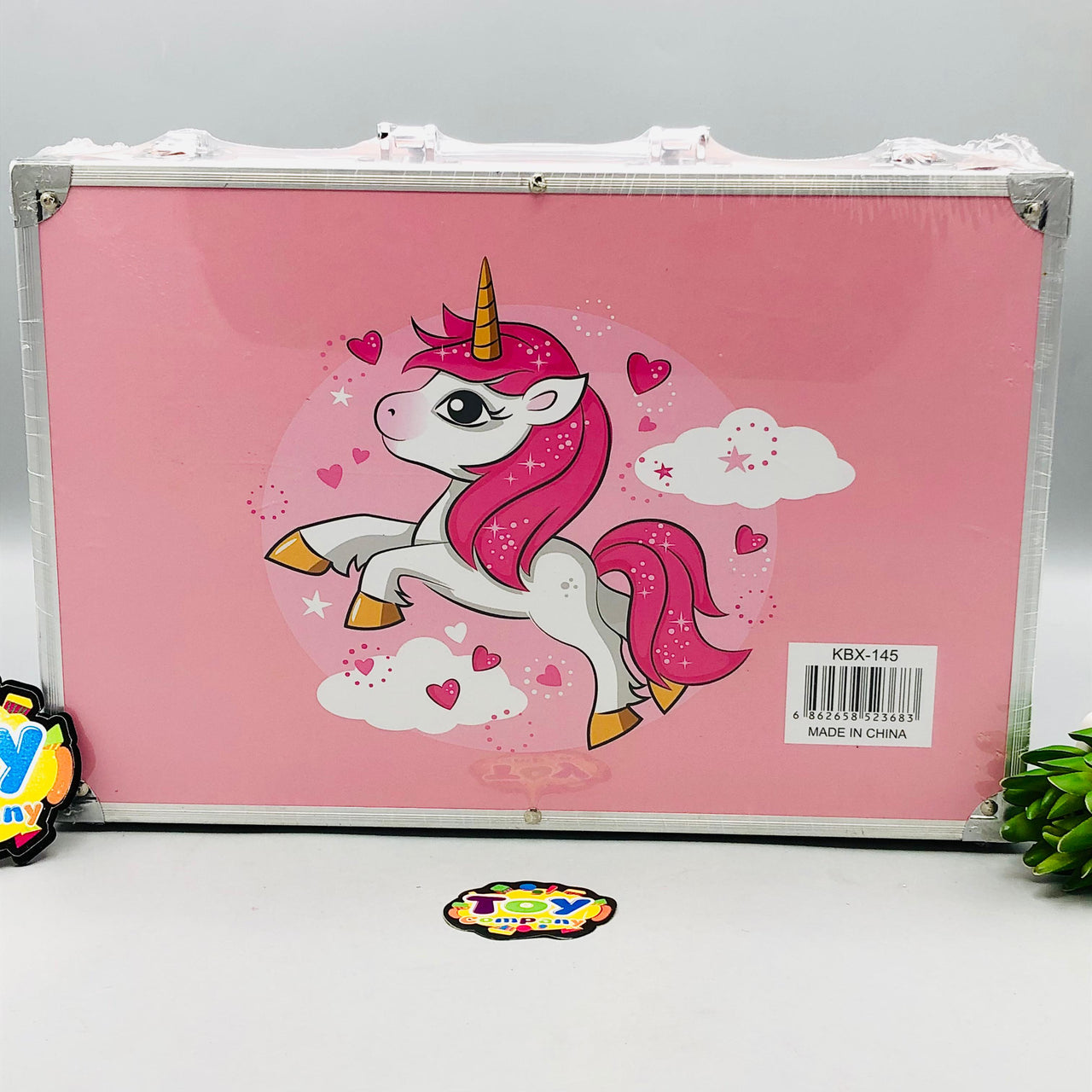 145Pcs Premium Unicorn Themed Kids Painting Kit Briefcase