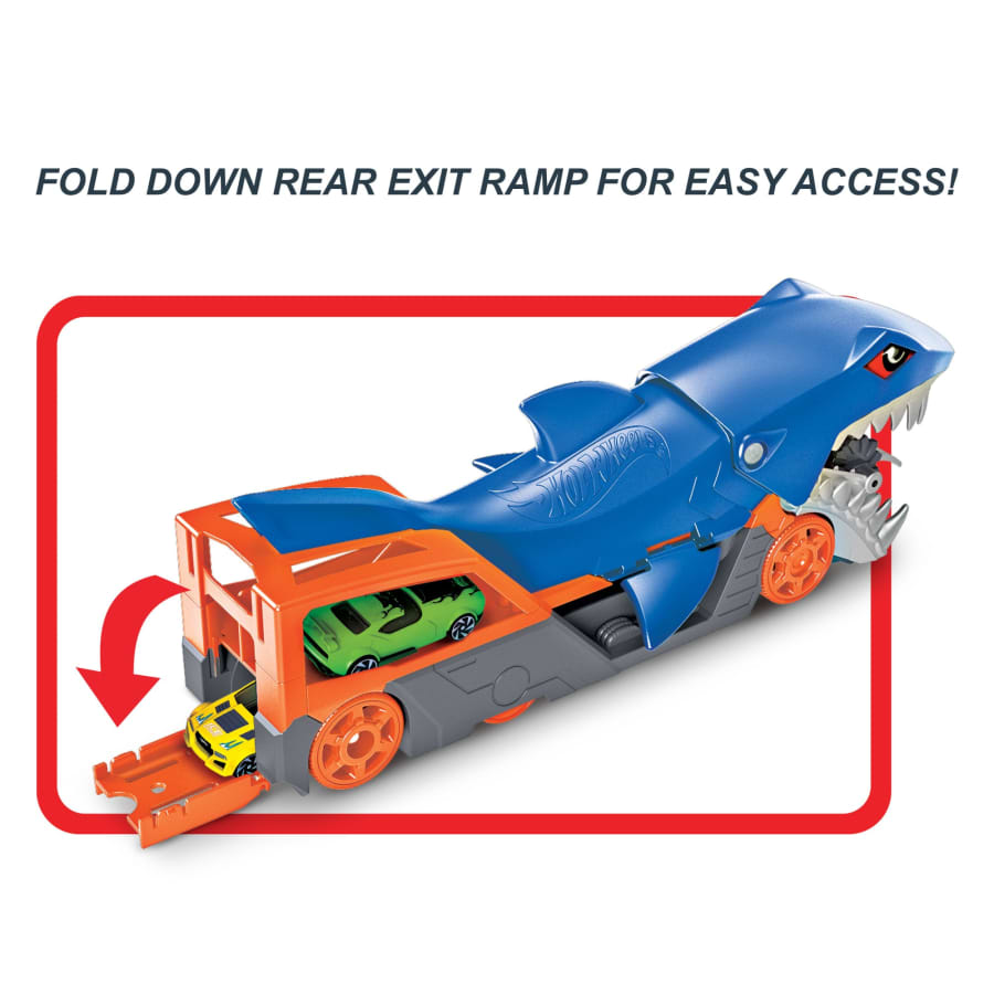 Hot Wheels Shark Chomp Transporter Playset & Diecast Car