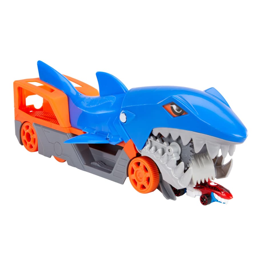 Hot Wheels Shark Chomp Transporter Playset & Diecast Car