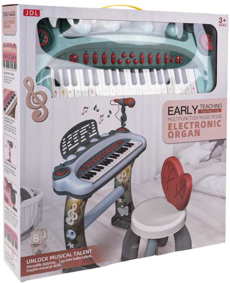Electric Piano with Small Chair - Musical Instruments for Early Education