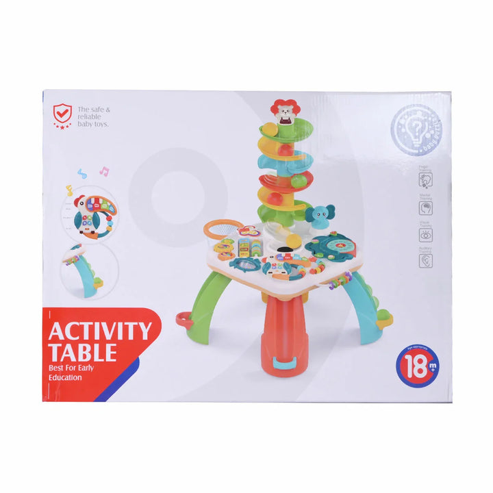 Huanger Multi-Function Plastic Activity Table With Music Lights