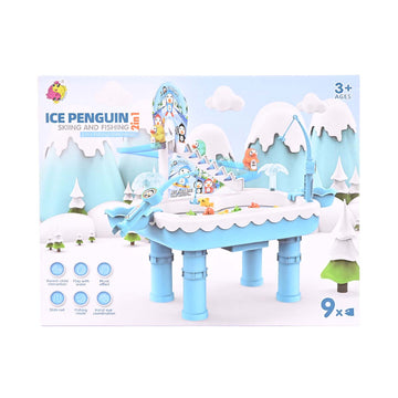 2In1 Ice Penguin Sking And Fishing