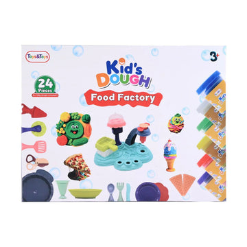 Kid's Dough Food Factory - 24-Piece Culinary Creation Set