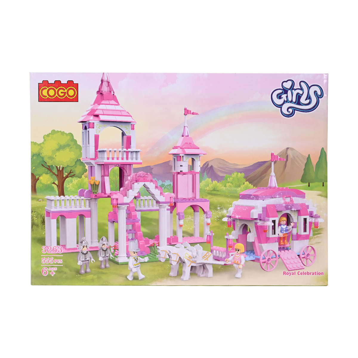 Cogo Girls Royal Celebration Building Blocks 555 Pcs