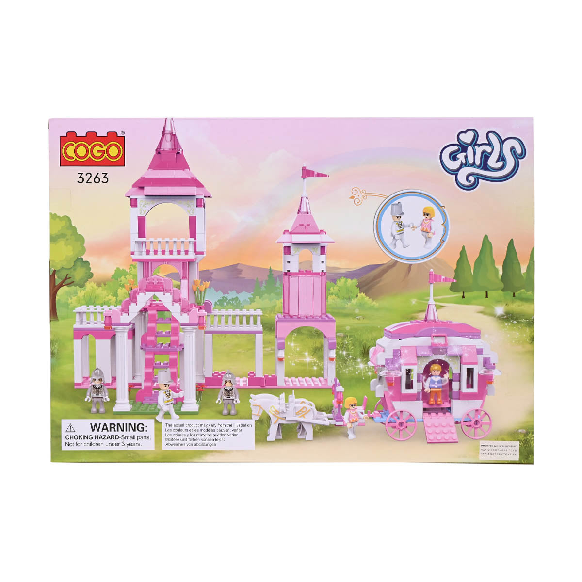 Cogo Girls Royal Celebration Building Blocks 555 Pcs