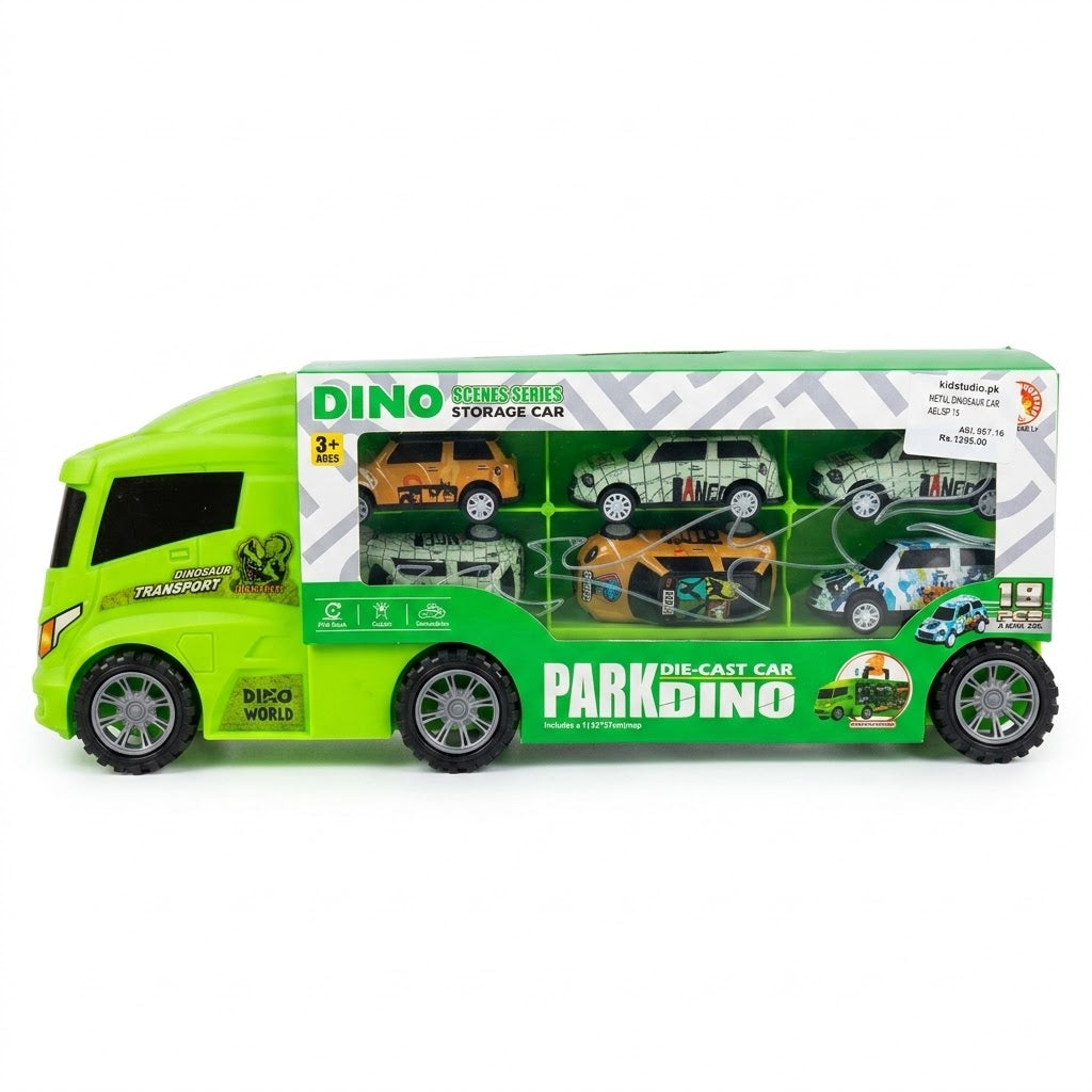 Dino Scenes Series Storage Car – Die-Cast Car Set - ABL887-16
