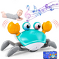 Electric Induction Cute Crab – Fun Interactive Crawling Toy - QC-1Y