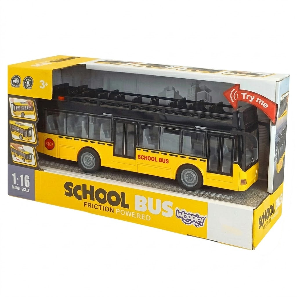 School Bus – Friction Powered (1:16 Scale) - A1119-11