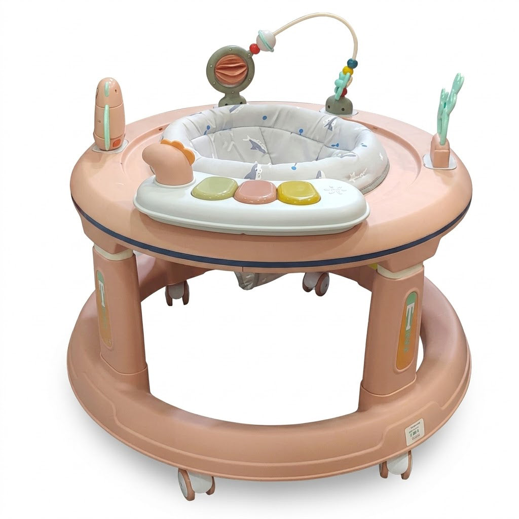 360 Degree Rotating Plastic Baby Walker with Music - 105
