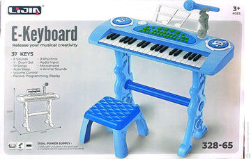 37 Keys Kids Electronic Piano – Fun & Educational Musical Keyboard - 328-65
