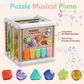 6-in-1 Multi-Sensory Activity Cube - Gift for Babies 12 Months+ - 8025-1B