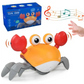 Electric Induction Cute Crab – Fun Interactive Crawling Toy - QC-1Y