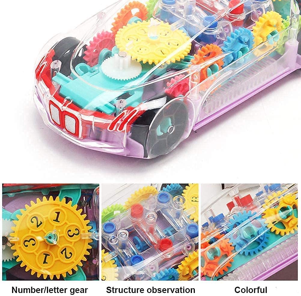 Transparent Concept Racing Car – Educational Toy - ZX178-1