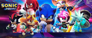 Sonic Prime 3 Collectible Figures Set - 222-92