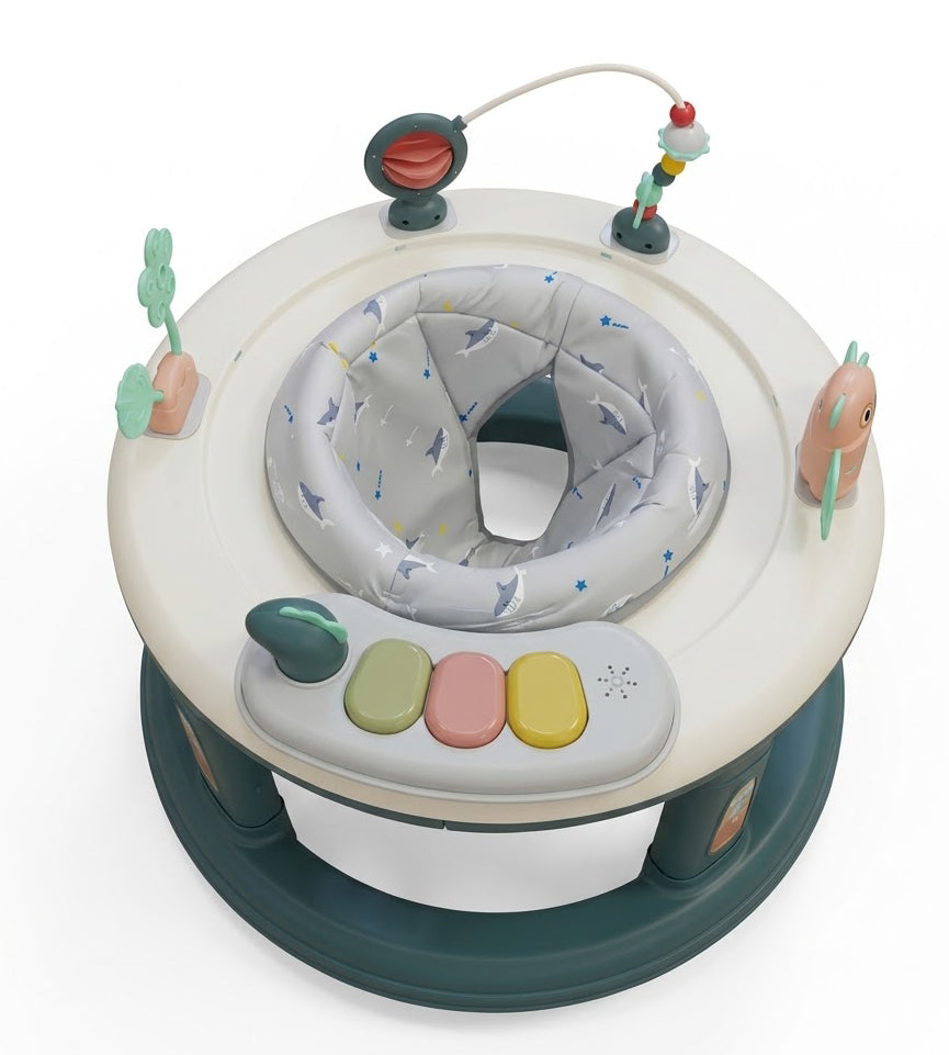 360 Degree Rotating Plastic Baby Walker with Music - 105