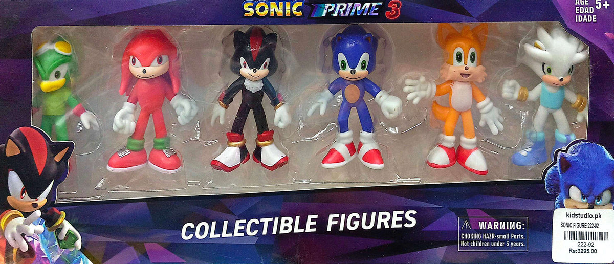 Sonic Prime 3 Collectible Figures Set - 222-92