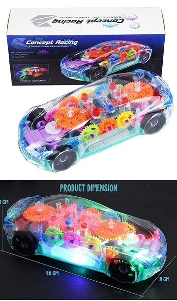 Transparent Concept Racing Car – Educational Toy - ZX178-1