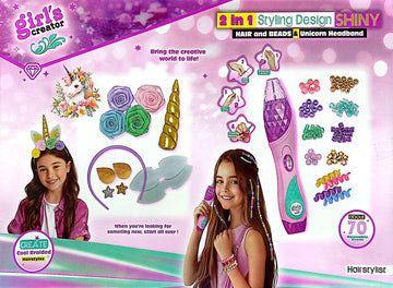 Girls Creator 2-in-1 Hair & Beads Styling Kit – MBK-618