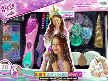 Girls Creator 2-in-1 Hair & Beads Styling Kit – MBK-618