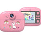 Kids Digital Camera Toy 12MP with Selfie Mode, Instant Print, Photos, Music and Videos Games