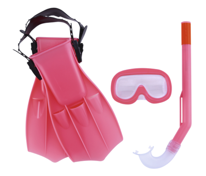 Bestway 25008 4 Peice Play Pro Snorkel Set - Red