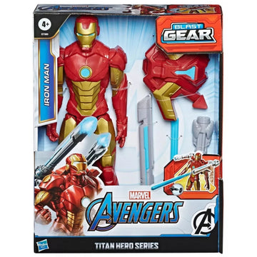 Marvel Avengers - Titan Hero - Blast Gear Iron Man - 30 cm