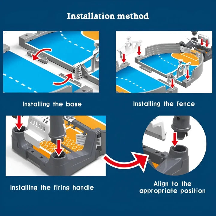 2-Player Tabletop Hockey Game for Kids & Family