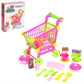 Kitchen Play Food Set with Shopping Cart