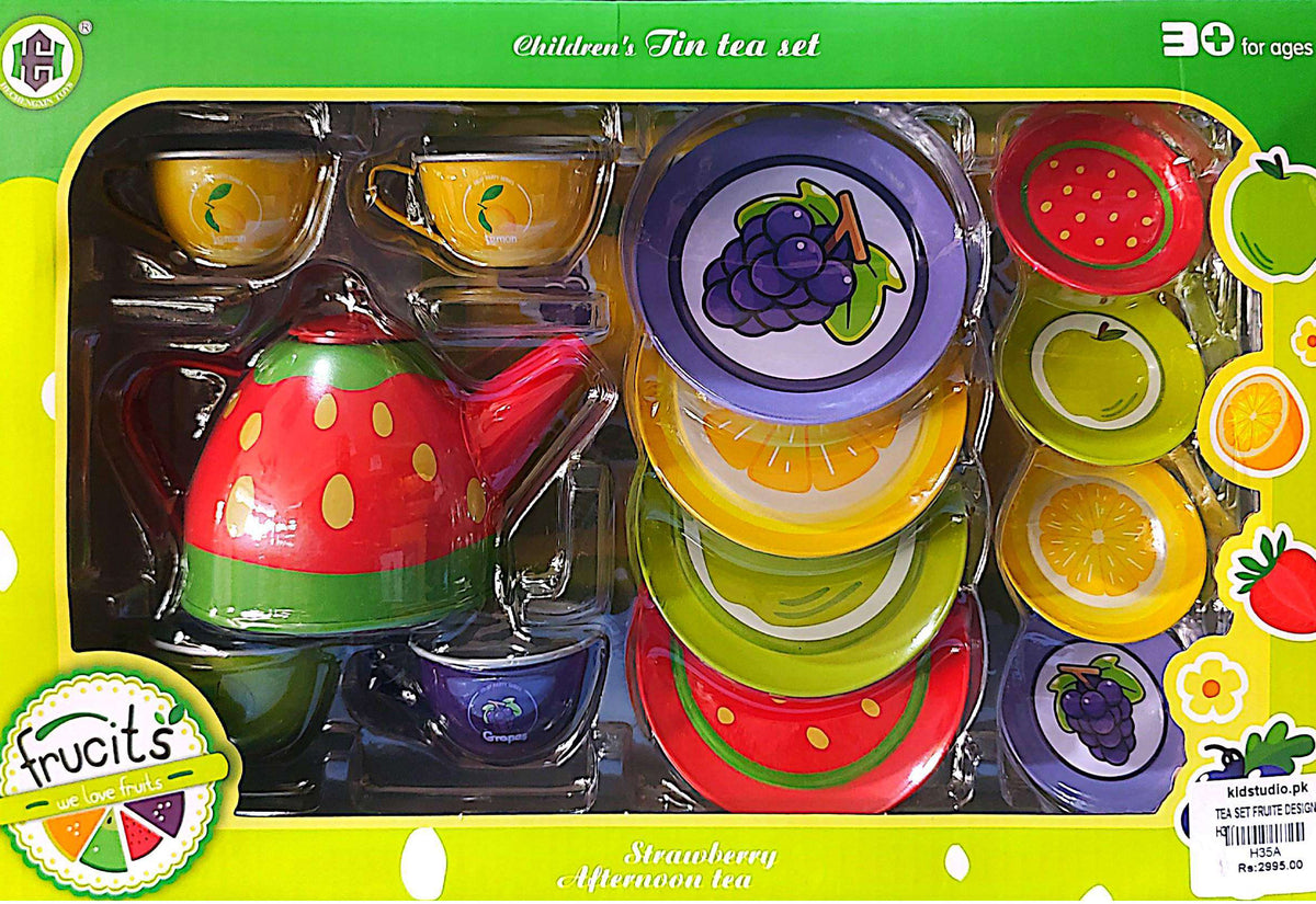 Children’s Fruit Tea Set – Strawberry Afternoon Tea Party! - H35A