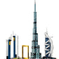 LEPIN 20019 Dubai Skyline Building Blocks Set 740PCS