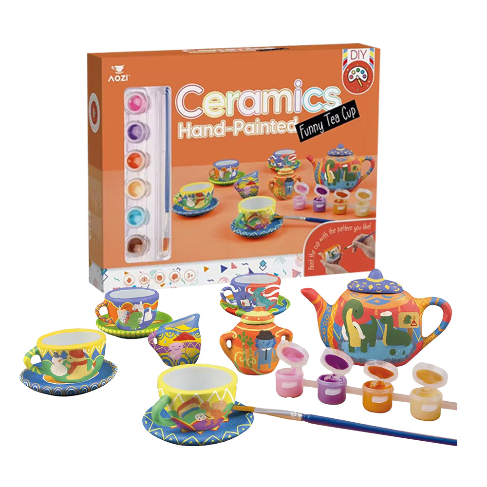 Porcelain Tea Set- Dinosaur