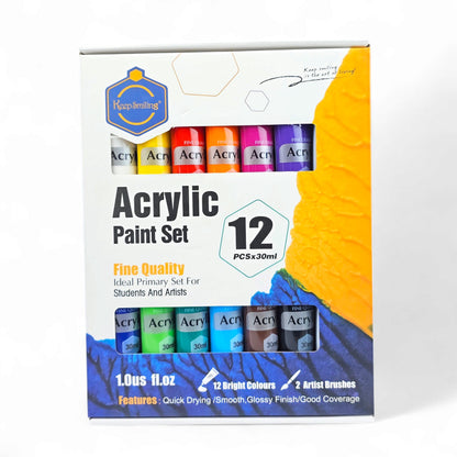 Acrylic Paint Set – Set of 6 , Set of 12