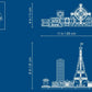 LEGO 21044 Architecture Paris Model Building Set