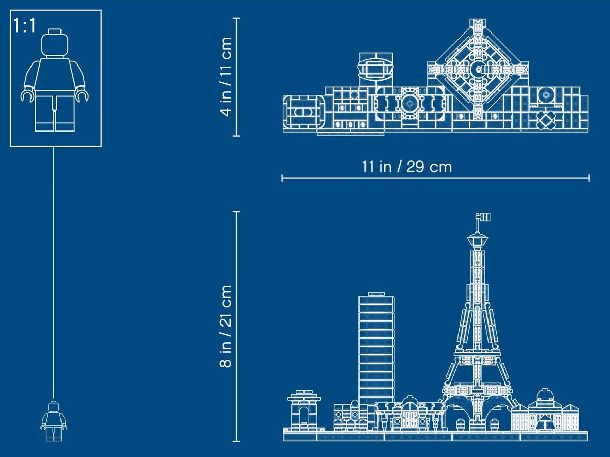 LEGO 21044 Architecture Paris Model Building Set