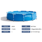 INTEX Round Metal Frame Pool (10ft X 30in)
