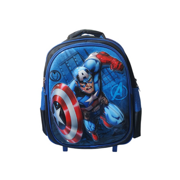 Captain America Themed School Trolley Bag