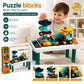 Puzzle Blocks Marble Run Table 43 PCS