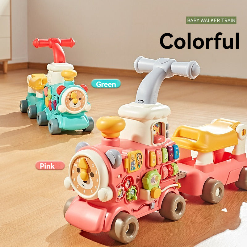 Multifunctional Ride-On Train Activity Walker