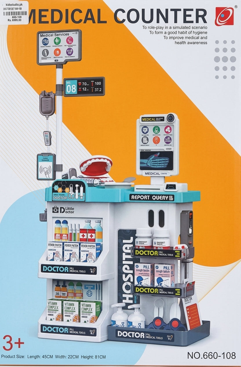 Medical Counter Doctor Playset - 660-108