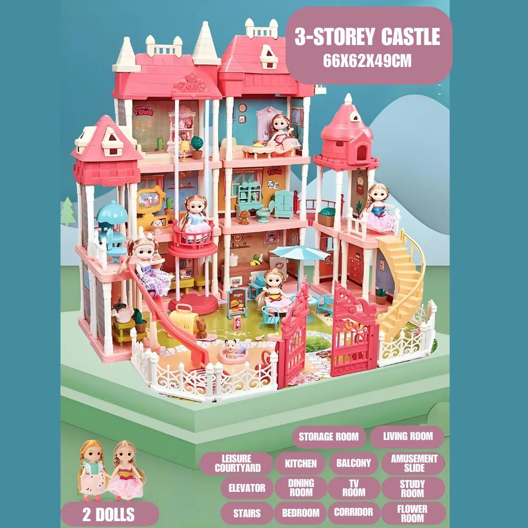 DIY Castle Villa Dream Dollhouse