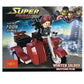 Super Heroes Winter Soldier With Motorcycle Building Blocks