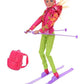 PINK Lucy Doll with Skiing Accessories