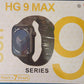 HG 9 Max 7 in 1 Straps Apple Smart Watch Series 9