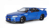 1/18 Scale Nissan Skyline GTR-R34 Alloy Diecast Model Car with Openable Door Sound & Light