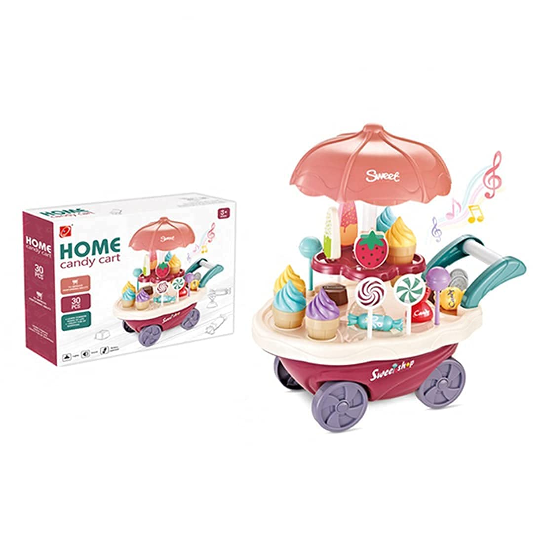 Kids Ice Cream Candy Cart
