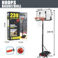 TECHPLUS 236 cm Adjustable Basketball Hoop Goal System