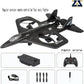 RC Falcon Glider Model Aircraft Drone with Lights, 2.4G Remote Control Jet Airplane,