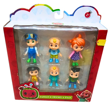 Family & Friends 6-Pack Mini Doll Set