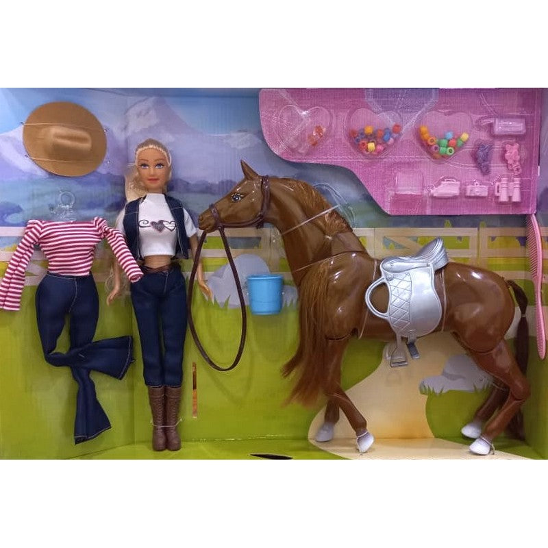 Stocking Riding Doll with Accessories
